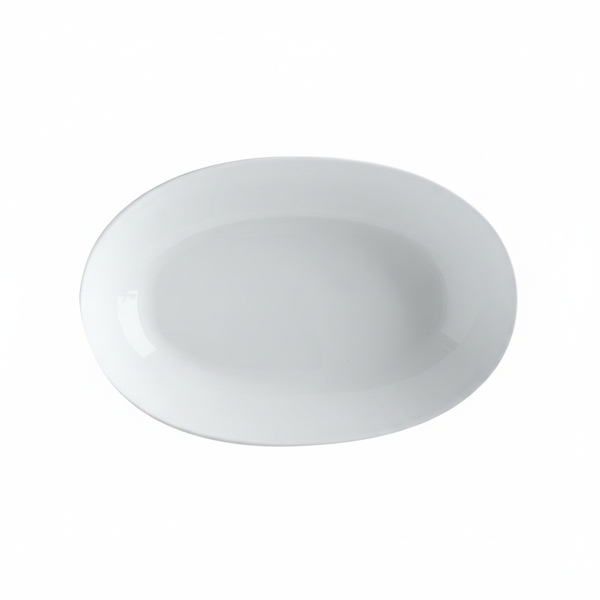 Maxwell &amp; Williams Oval Serving Bowl, 30 x 20 cm, White Basics