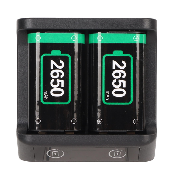Fast Charge Xbox Controller Battery Pack, 2650mAh x2 Rechargeable Battery