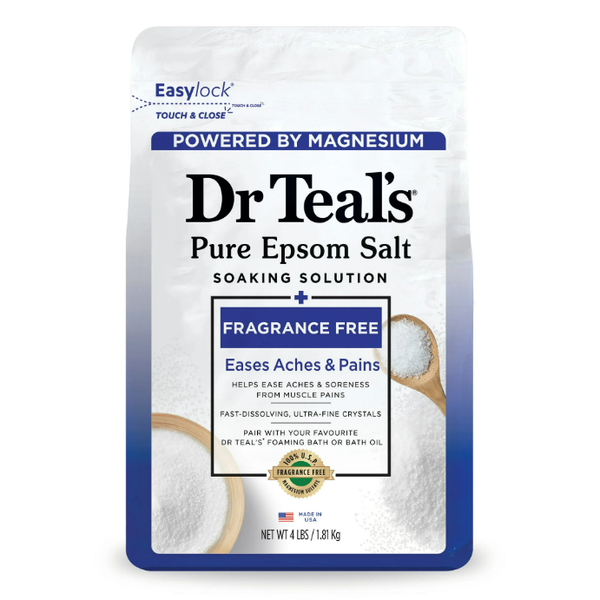 Dr Teals Epsom Salt 1.81 Kg- Unscented
