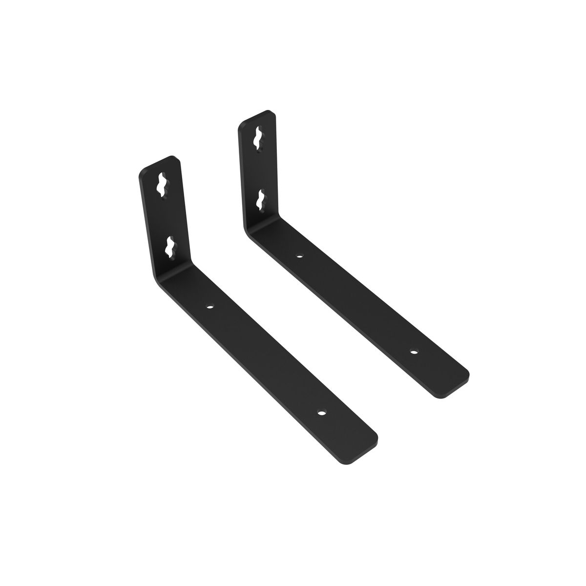 Heavy Duty Floating Shelf Bracket Set for Wall Mounted Shelves-8 INCH ...