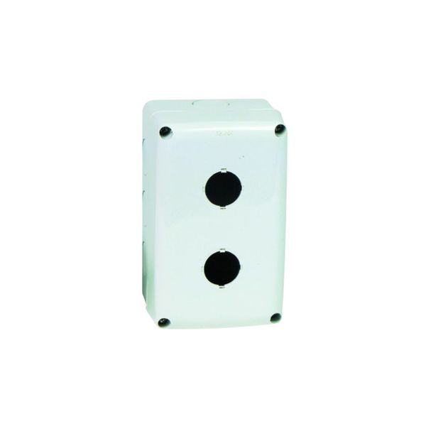 Gewiss - 2 Way Pushbutton Enclosure Grey IP66