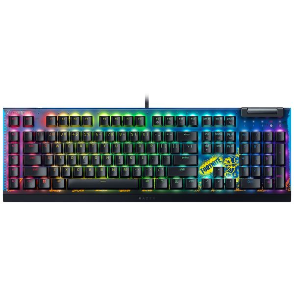 Razer BlackWidow V4 X (Yellow Switch) - Fortnite Ed