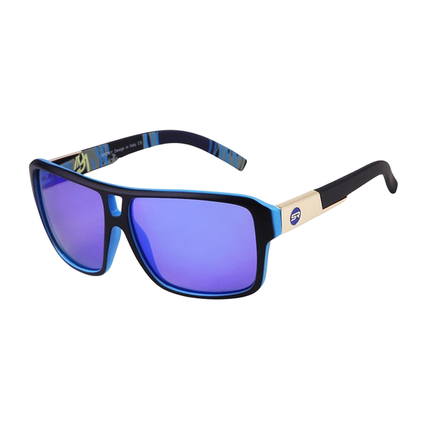 Story Polarized Sunglasses 100% UV Protection Purple/Blue/Black