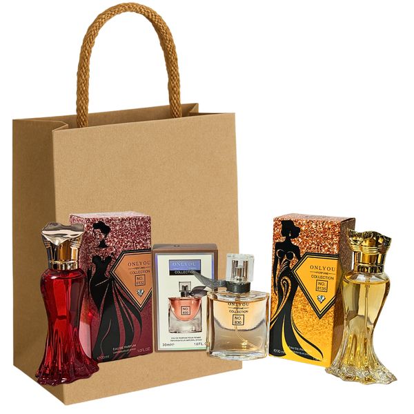 Onlyou No. 8132, No. 830 &amp; No. 8135 | 3 Perfume Women Set &amp; GiftBag COMBO