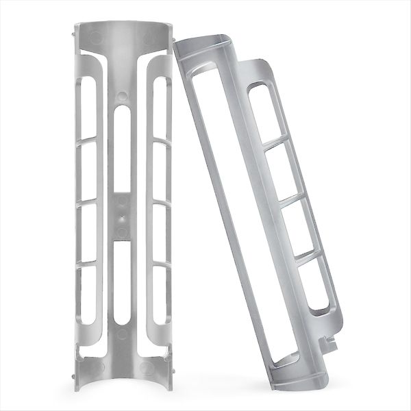 2 Piece coffee Pod Holder Side Mount for K Cup Pods Dispenser Gray