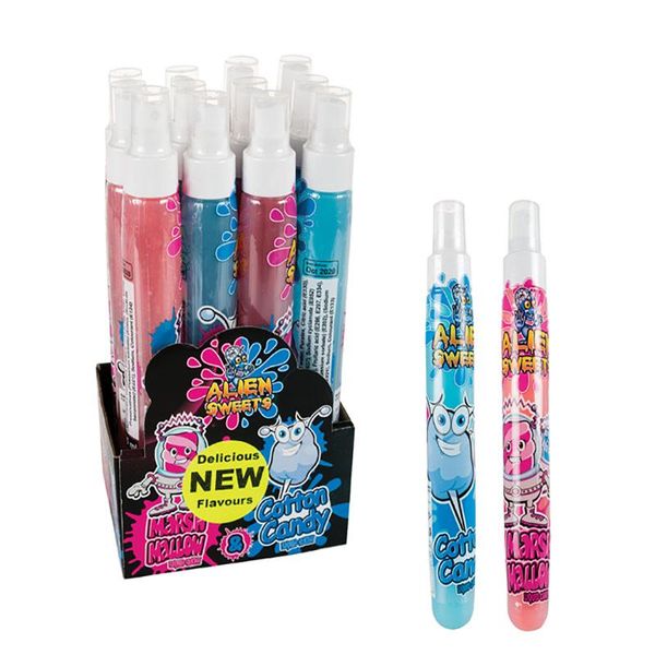 Bulk Pack x 12 Sweet Novelty Alien Vapor Spray