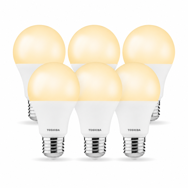 Toshiba E27 A60 LED Light Bulb 12W Cool White 4000K - 6 Pack