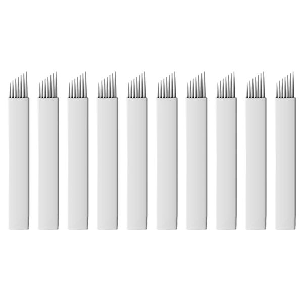 PMU/Microblading Blade Flex White (0.25) #7 (10 Piece)