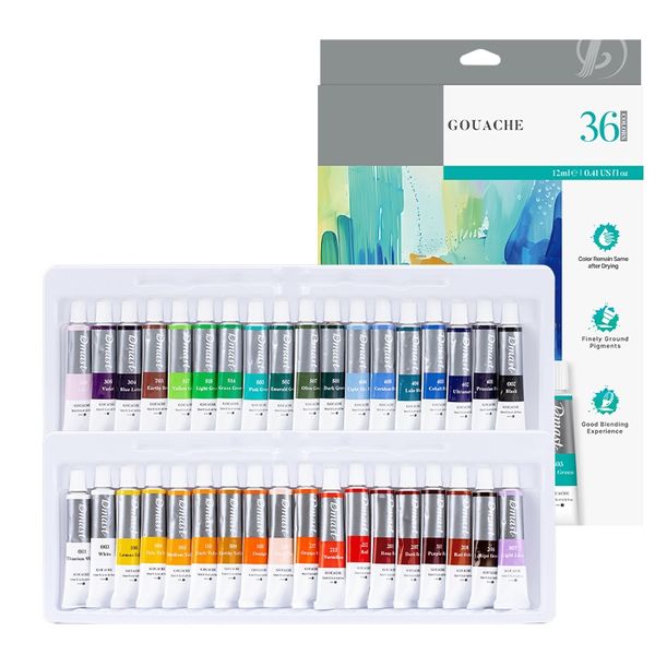 Dmast Gouache 36 Color Set
