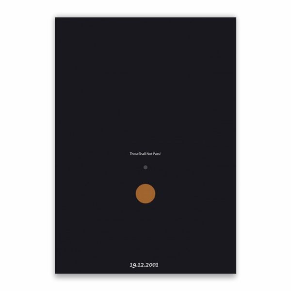 Thou Shalt Not Pass Poster - A1