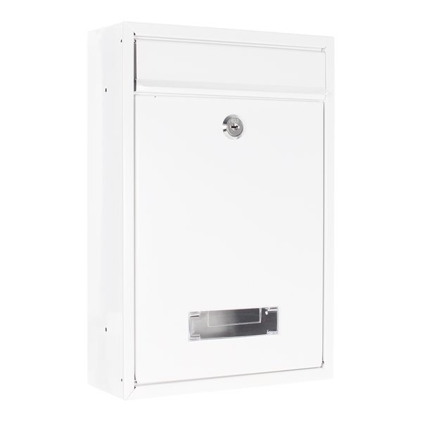 Rottner Tarvis White Letterbox