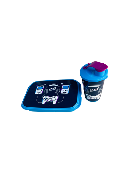 Tupperware Gamer Lunchbox and Tumbler Set