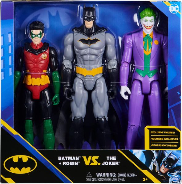 Batman and Robin vs The Joker 30cm Figurines