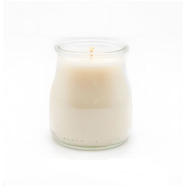 Decorational White Milk Bottle Style Strong Scented Candles - 3 Piece