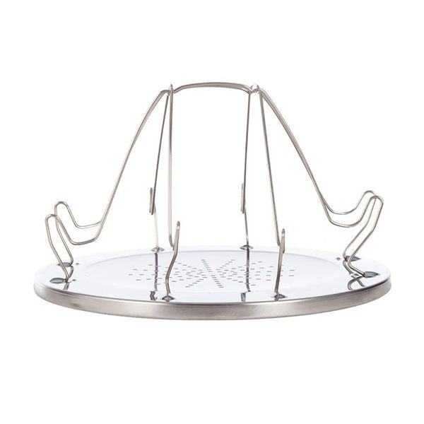Stainless Steel Bread Grill Outdoor Barbecue Foldable Baking Pan