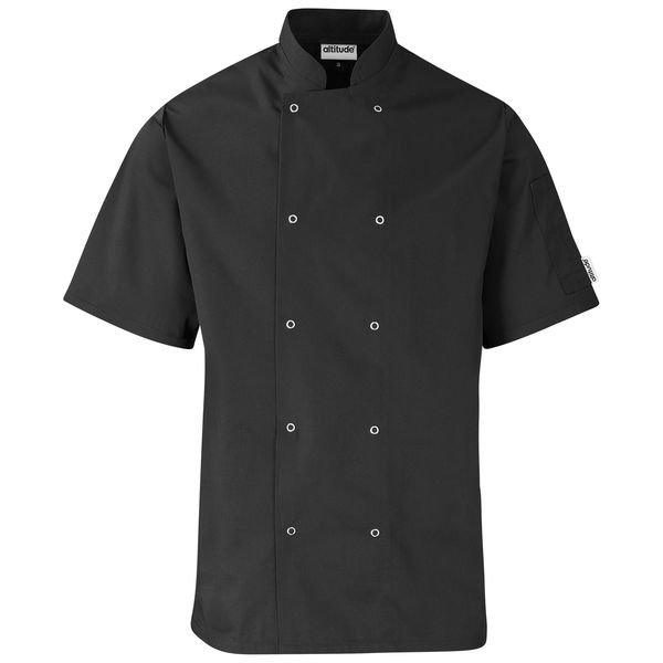Short Sleeve Button Chef Jacket