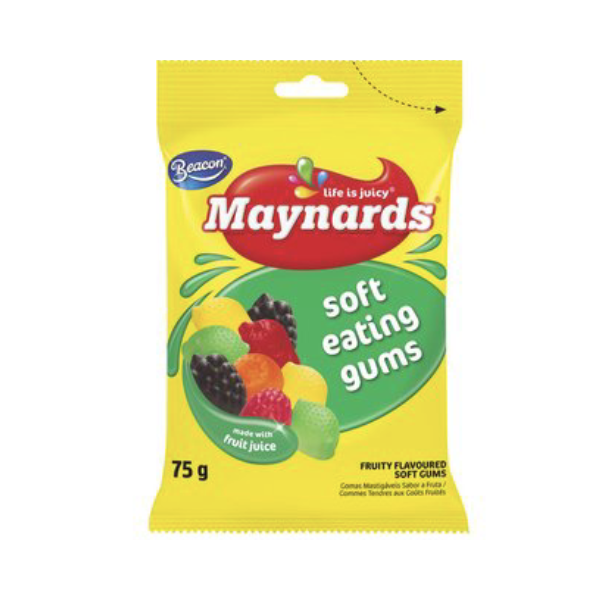 Maynards- Soft Fruity Flavoured Gums 48 x 75g