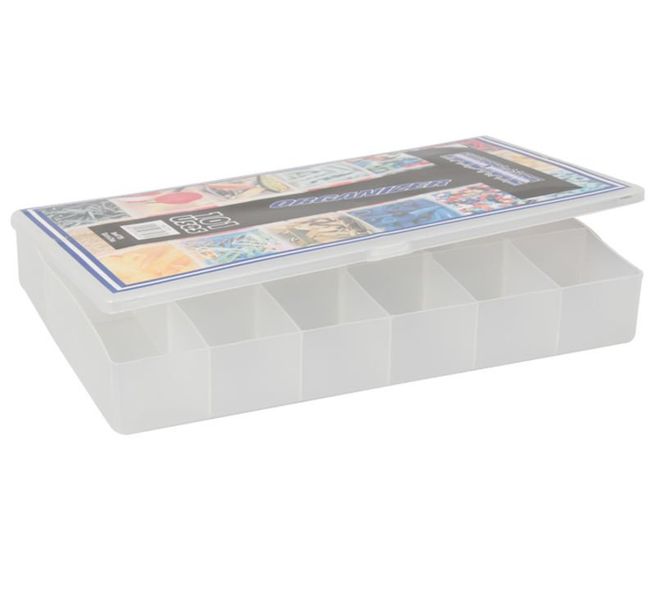 Tackle-Box - Plastic - 18 - Section - 27 x 18 x 4cm