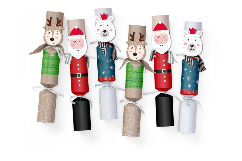 Characters - Santa and Friends Christmas Crackers