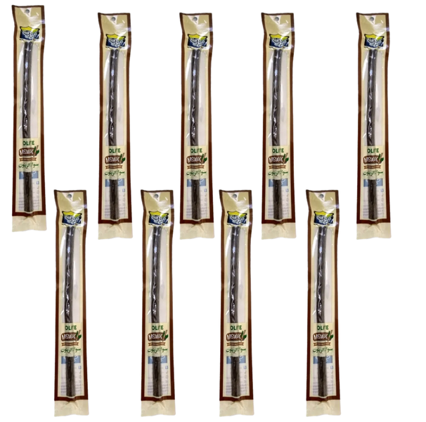 Al Khair Miswak Olive Thick (Toothbrush)- 9 Pack