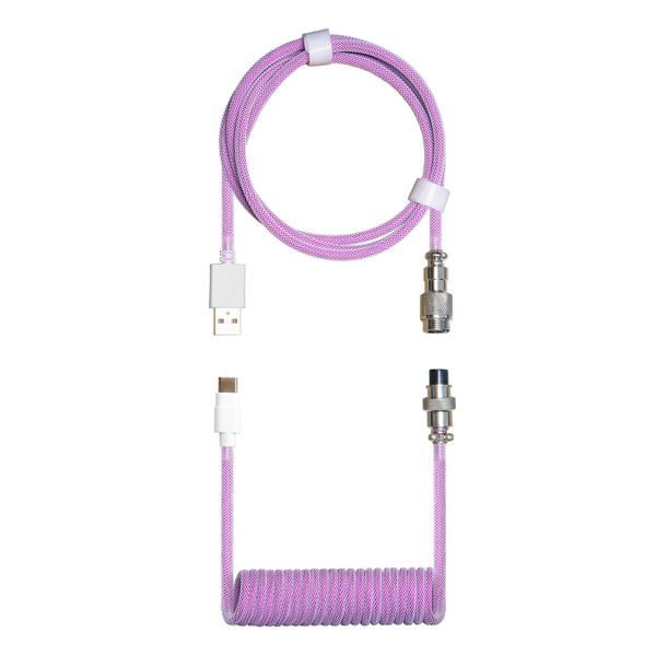 Cooler Master Coiled Keyboard Cable - Dream Purple