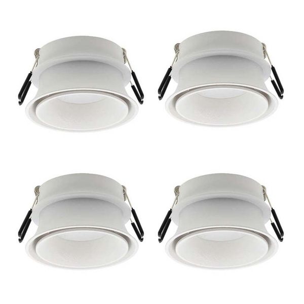 Vito Donna-X1/ 65MM Black Downlight Frame White Set of 4