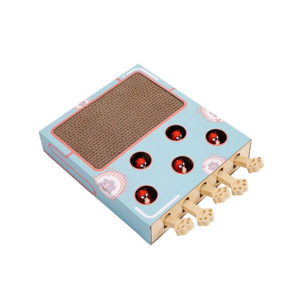 Interactive Cat Toy Scratch Pad Indoor Cat Hide and Seek Hunt Toy for Cats