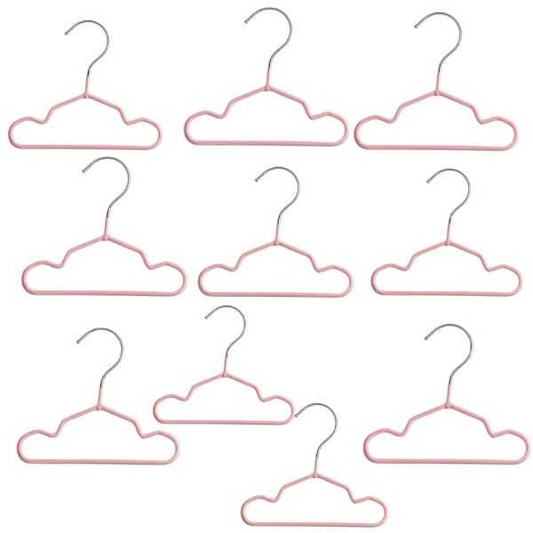 Mini Pet Hangers - Pink - Set of 10