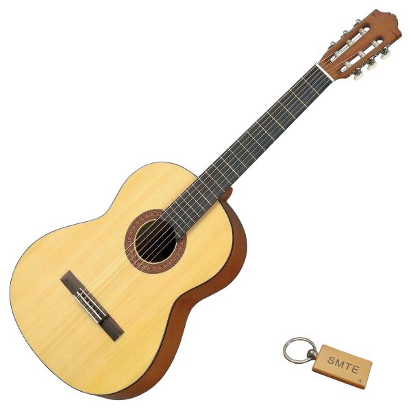 Smte-Masterful Melodies Await: Premium Acoustic Guitar +Smte Keyring