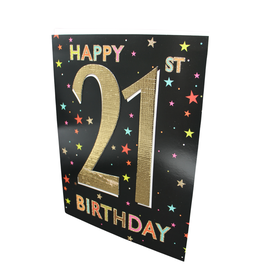 Gigantic Greeting Card - 21st Birthday | Shop Today. Get it Tomorrow ...