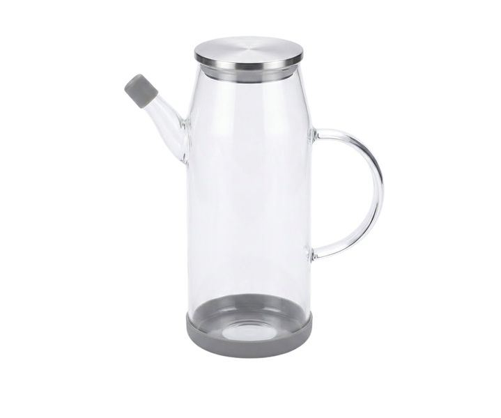 High Borosilicate Glass Oil Dispenser Bottle with Handle - 750ml