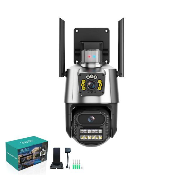 TIANGONG - Dual Lens WiFi Camera Security Camera Outdoor 360 Night Vision