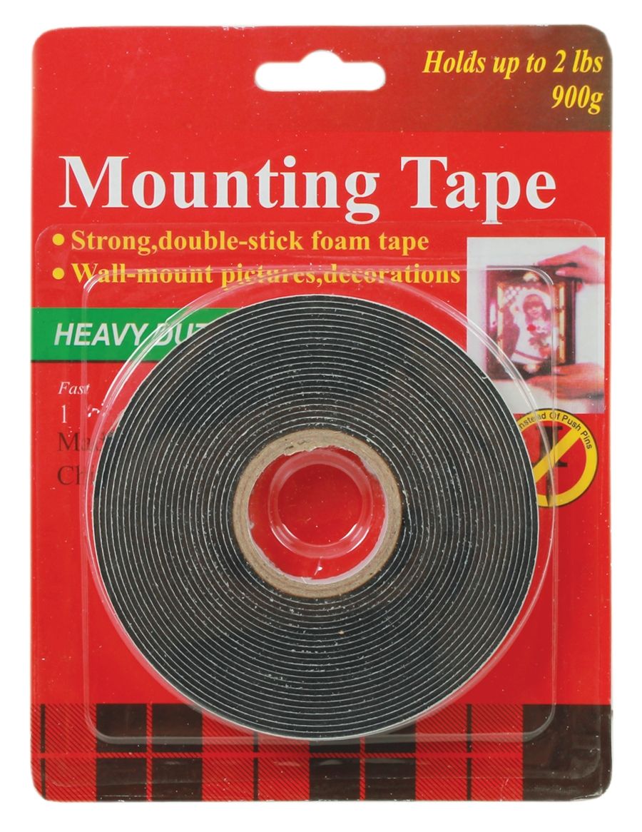 Black Double Sided Mounting Tape 1.2 x 20mm x 5 Meter Roll Shop Today. Get it Tomorrow