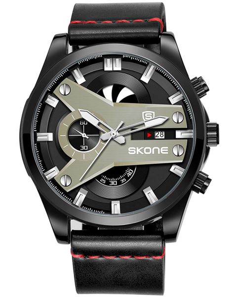 Skone Fletcher Black Chronograph Men's Watch - White