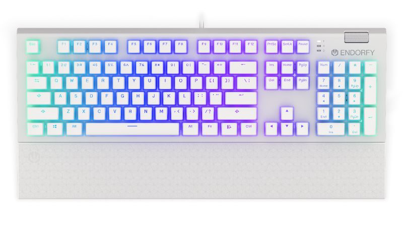 Endorfy OMNIS Onyx White Pudding Mechanical Wired Gaming Keyboard