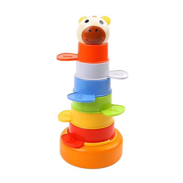 TopBright - First Years Stack &amp; Count Cups - Baby Stacking Water Toys Set