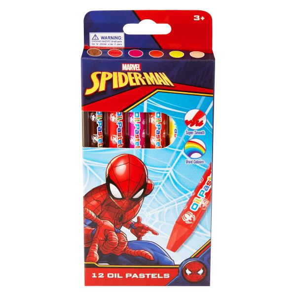Spider-Man Oil Pastels - Set of 12