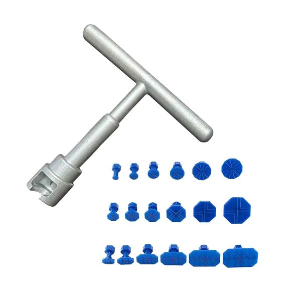 Car Dent Repair Puller, Car Repair Tools Kit With 18pcs Plastic Glue Tabs