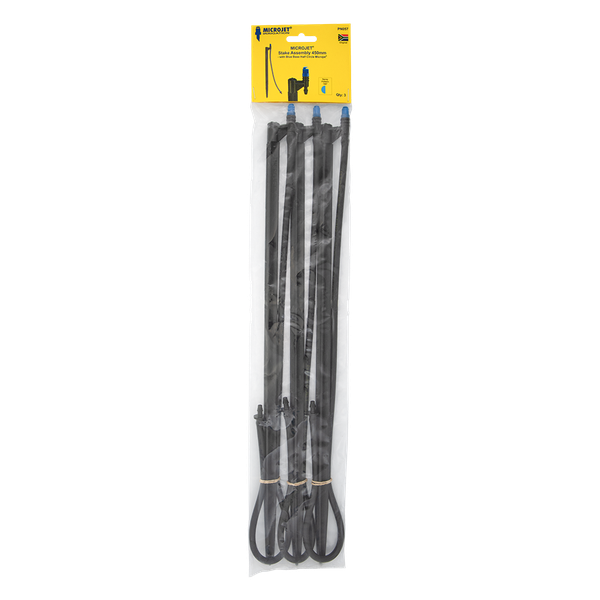 Microjet - Slimstake Assembly 450mm - Blue Base 180° Cap - 3 Pack