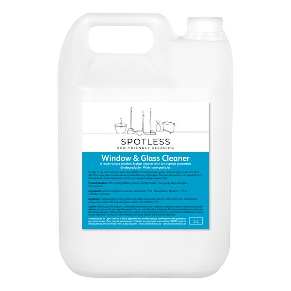 Spotless Eco-Friendly Window and Glass Cleaner
