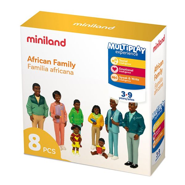 Miniland African Family Figures (8 Piece)