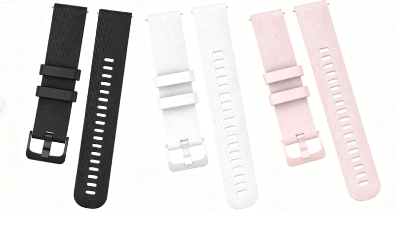 3-Set 18mm Active Watch Straps Compatible with Garmin Vivoactive 4s/Venu 2s