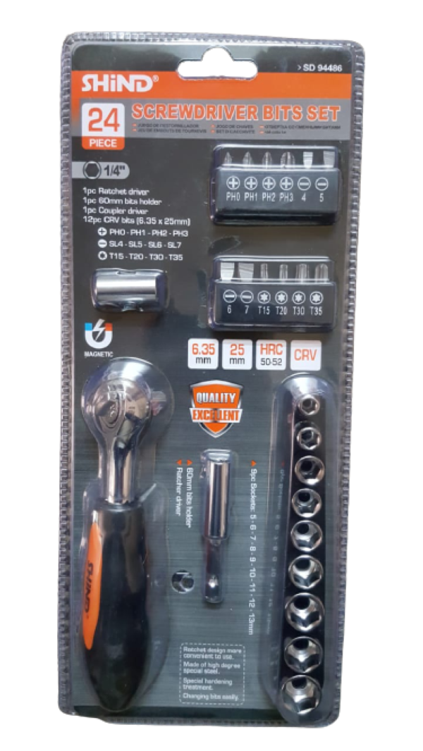 SHiND 24 Piece Screwdriver Bits Set Shop Today. Get it Tomorrow