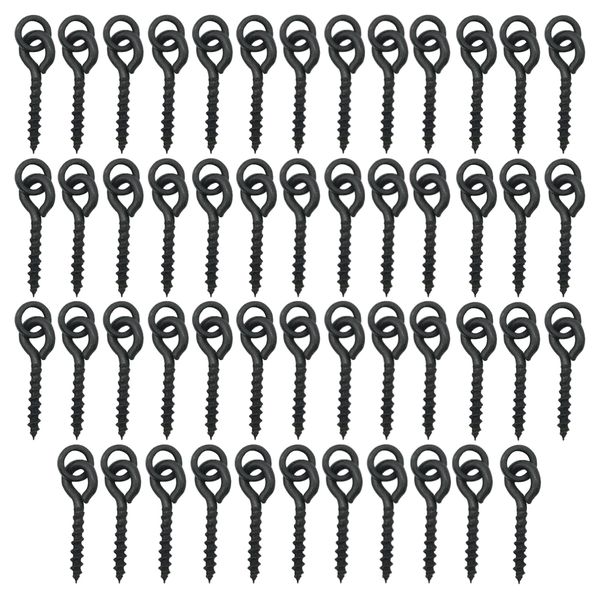 Camping Fishing Multi Use Boilie Bait Screw Specimen Rigs Set of 50 (13mm)