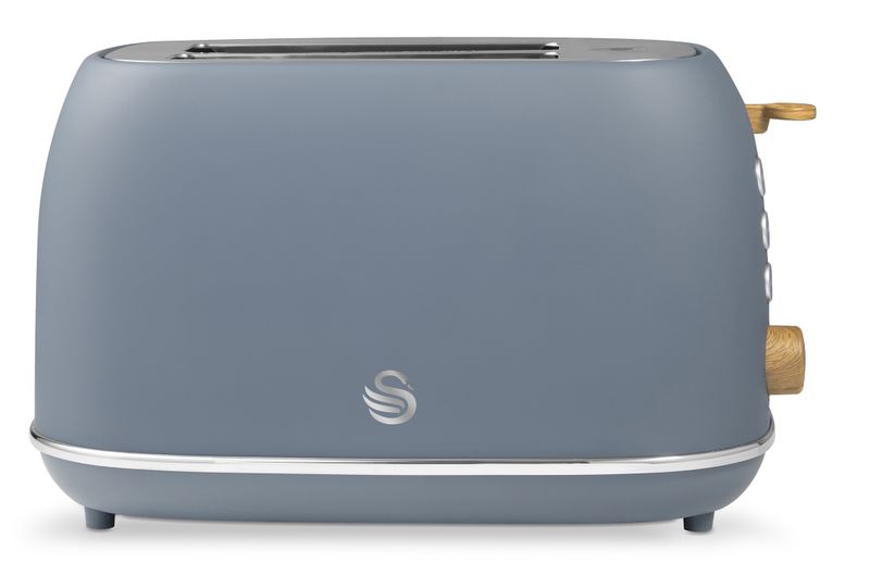 Swan Fjord Range Electronic 2 Slice Toaster Grey