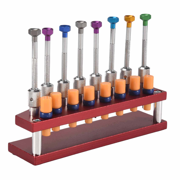 8 Pcs Watch Screwdrivers With Metal Stand Tool For Watch Repair Set