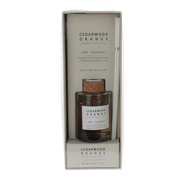 Home Fragrance Diffuser Set - Cedar Wood Orange