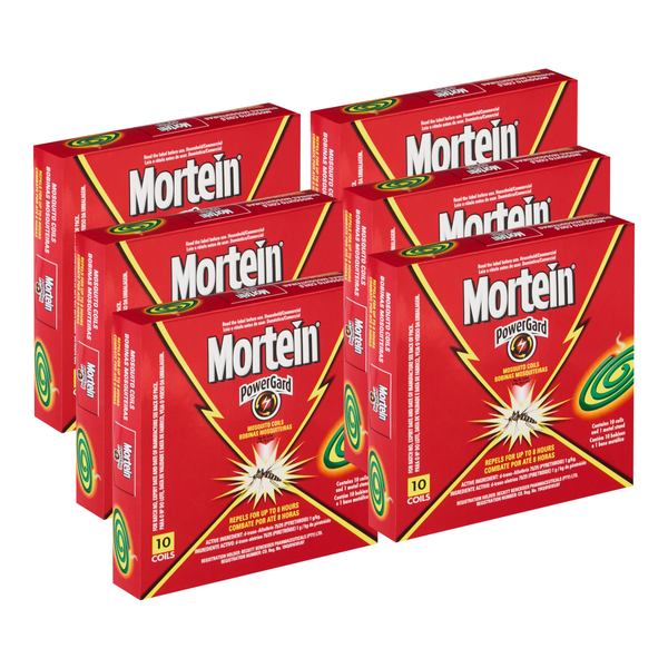 Mortein PowerGard 6x10s, Mosquito Repellent Coils, Pest Repeller
