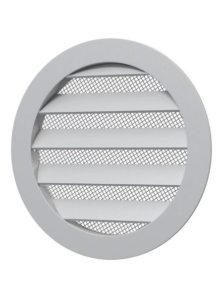 Aluminium ventilation grille 100mm with stainless steel net