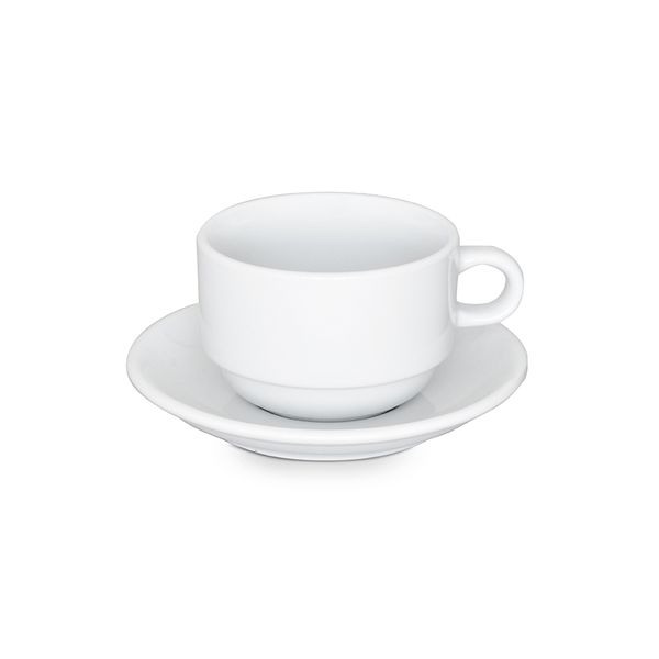 Eetrite Cup &amp; Saucer White 230cc